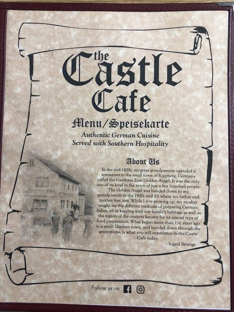 Castle Cafe - Daleville, AL menu_pic