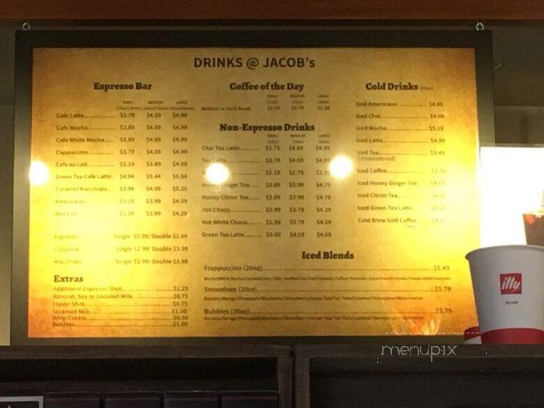 Jacob's Cafe - Los Angeles, CA menu_pic