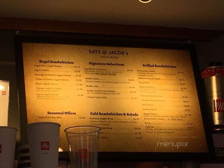 Jacob's Cafe - Los Angeles, CA menu_pic