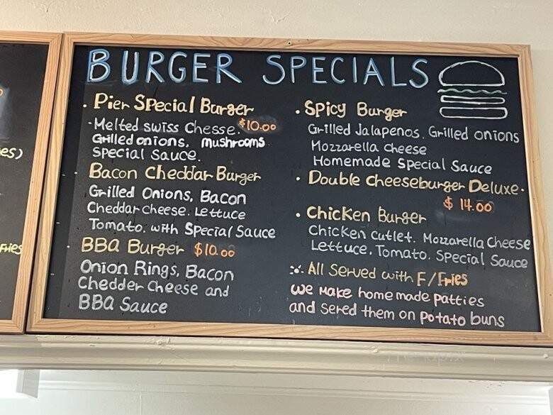 Pier 53 - Brooklyn, NY menu_pic