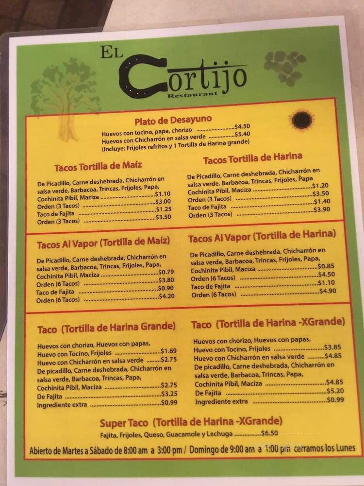 Parrilla Los Cabritos - Brownsville, TX menu_pic