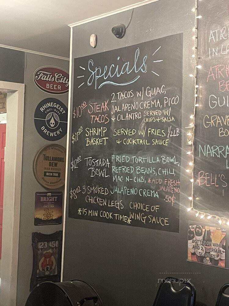 Hilltop Tavern - Chesnee, SC menu_pic