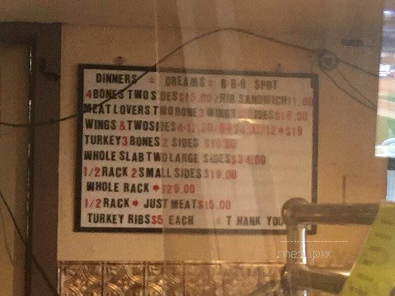 The Dream BBQ - Pittsburgh, PA menu_pic