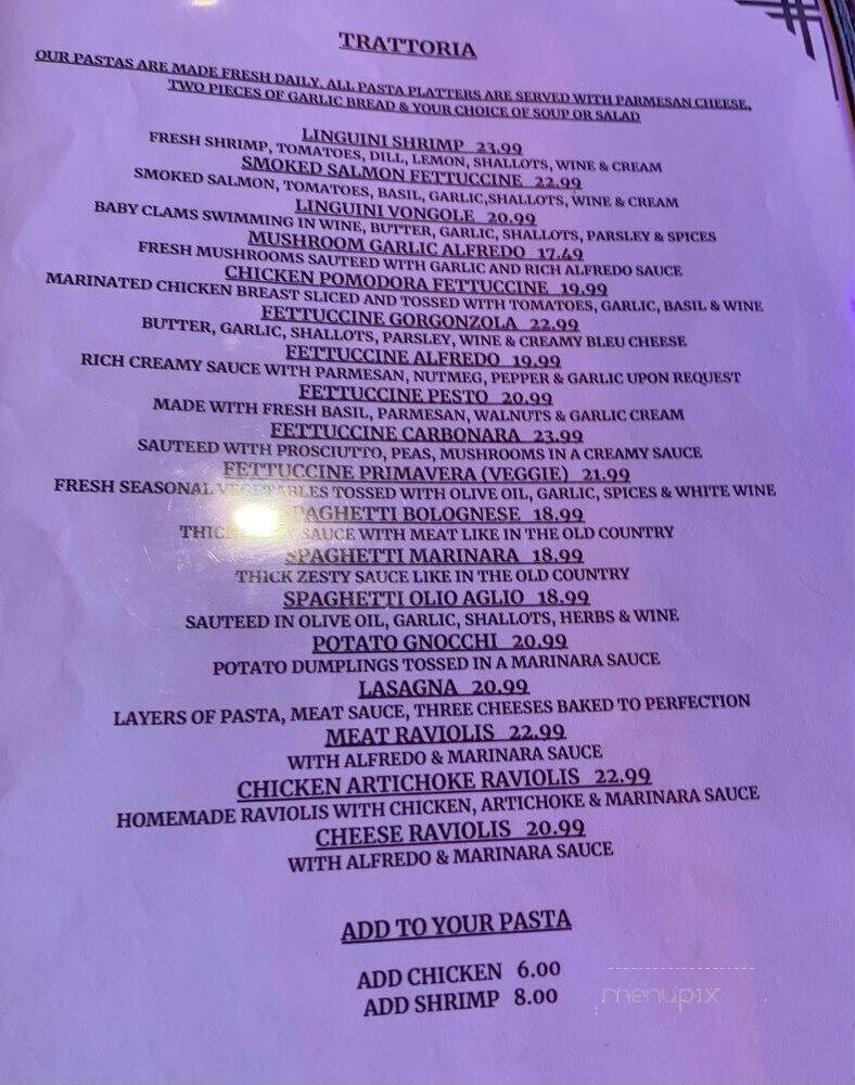 Ritz - Eureka, CA menu_pic