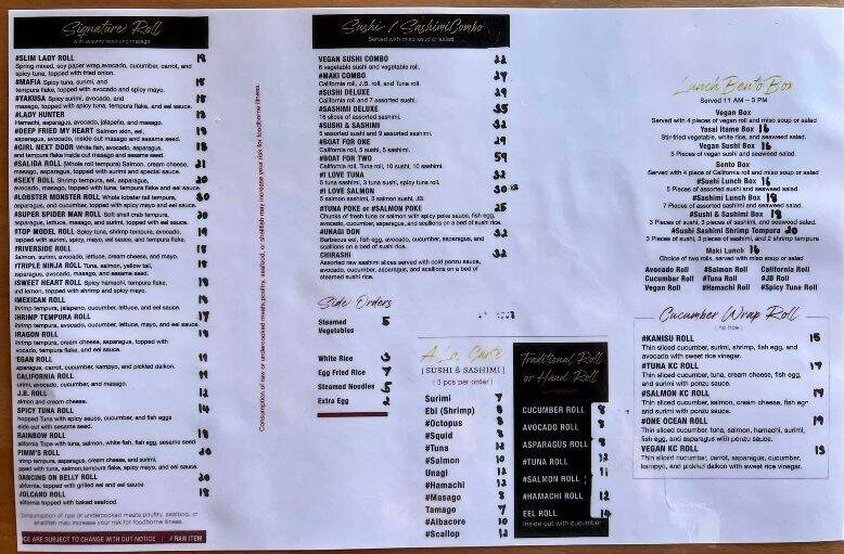 Sushi Thai Salida - Salida, CO menu_pic