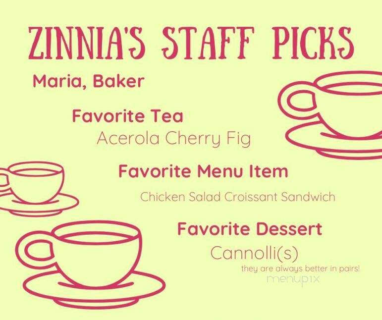 Zinnia's Tea House - Bally, PA