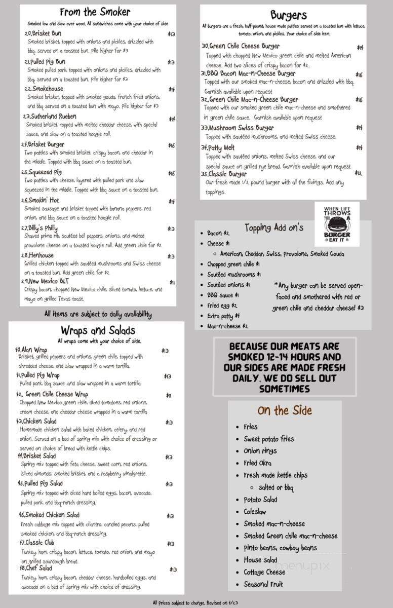 Purple Cow Kafe - Farmington, NM menu_pic