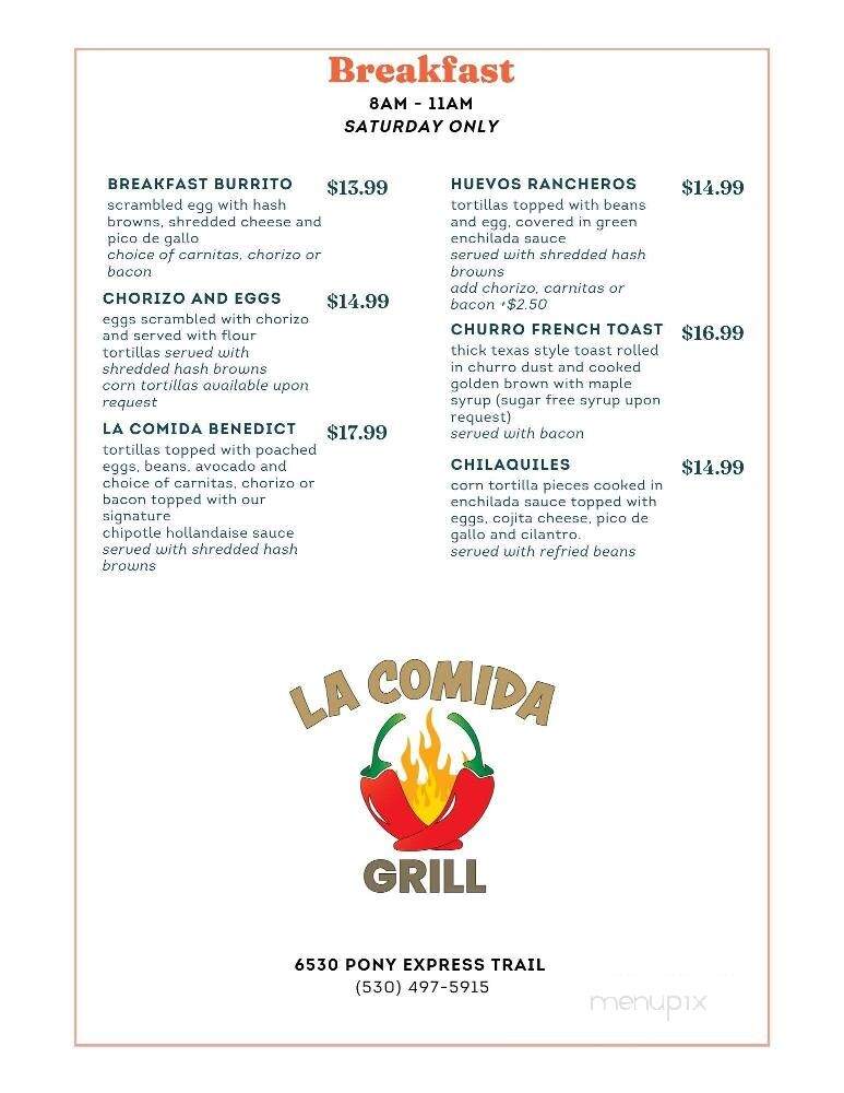 La Comida Grill - Pollock Pines, CA