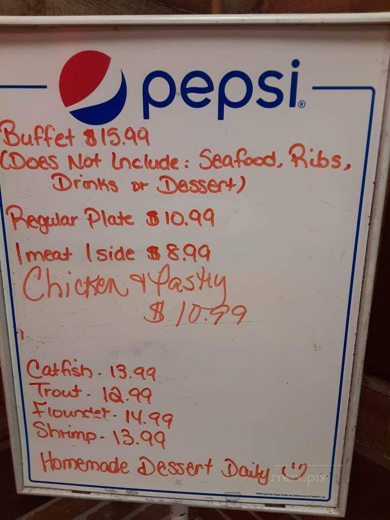 Porky's Backyard BBQ - Williamston, NC menu_pic