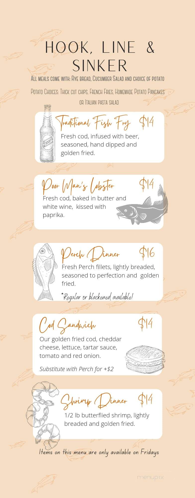 Town 9 Tap - Slinger, WI menu_pic