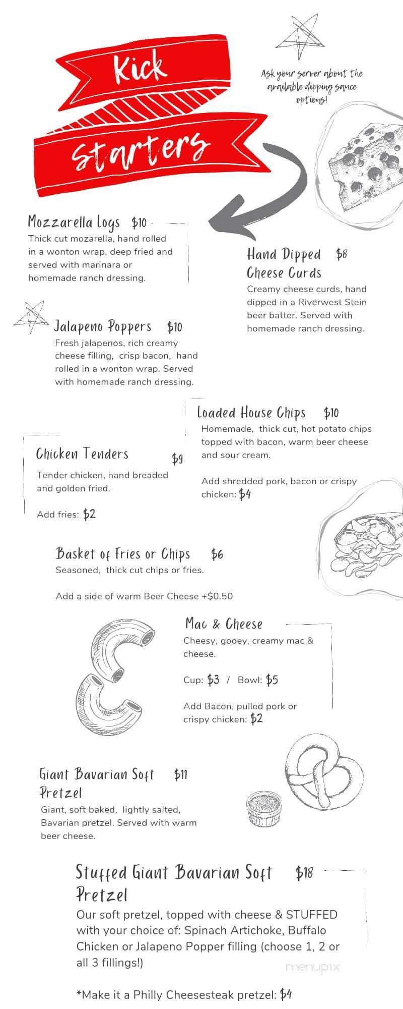 Town 9 Tap - Slinger, WI menu_pic