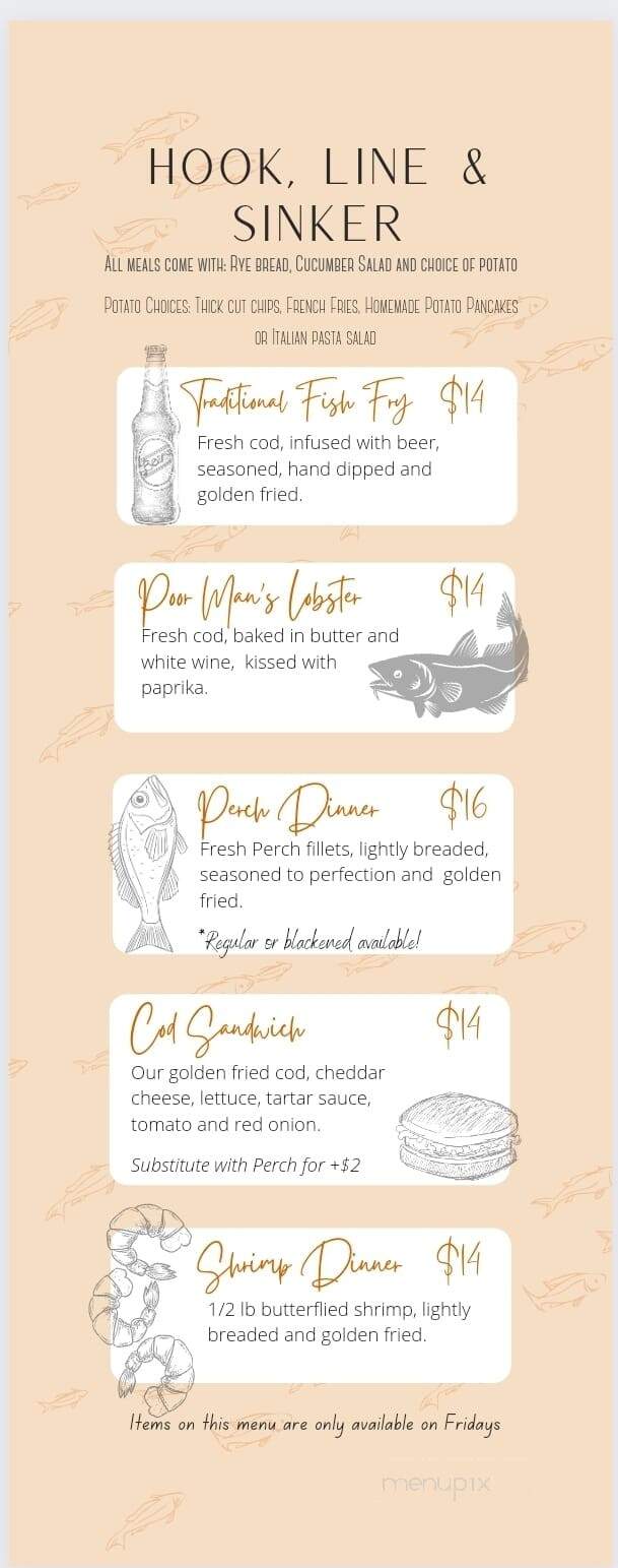 Town 9 Tap - Slinger, WI menu_pic