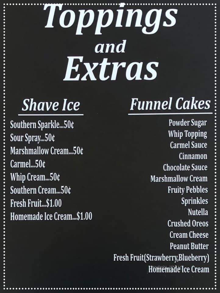 Southern Sweets and Eats - Jacksboro, TN menu_pic
