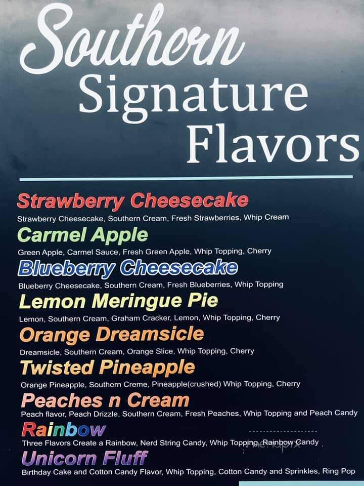 Southern Sweets and Eats - Jacksboro, TN menu_pic