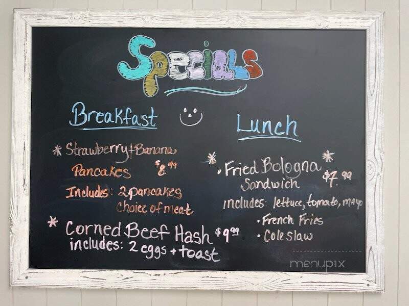 Gigi's Diner - Marshallville, OH menu_pic