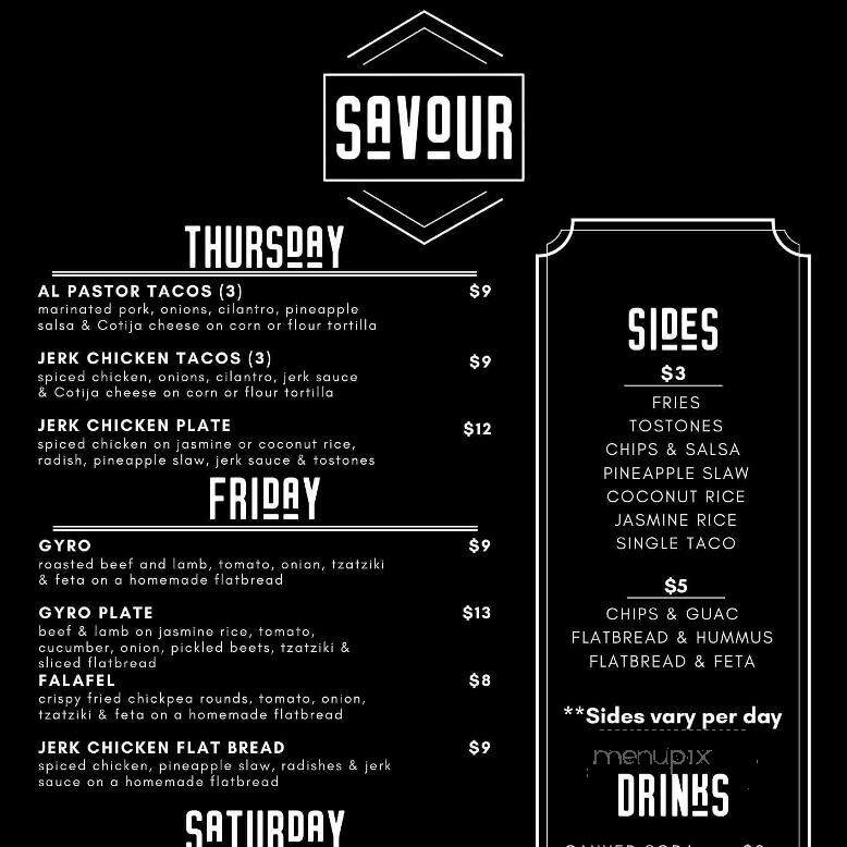 Pitt Street Brewing Company On the Pamlico - Washington, NC menu_pic