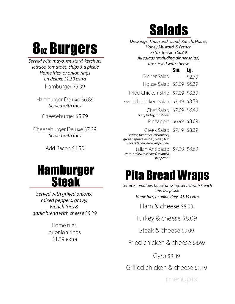Fairmont Pizza - Fairmont, NC menu_pic