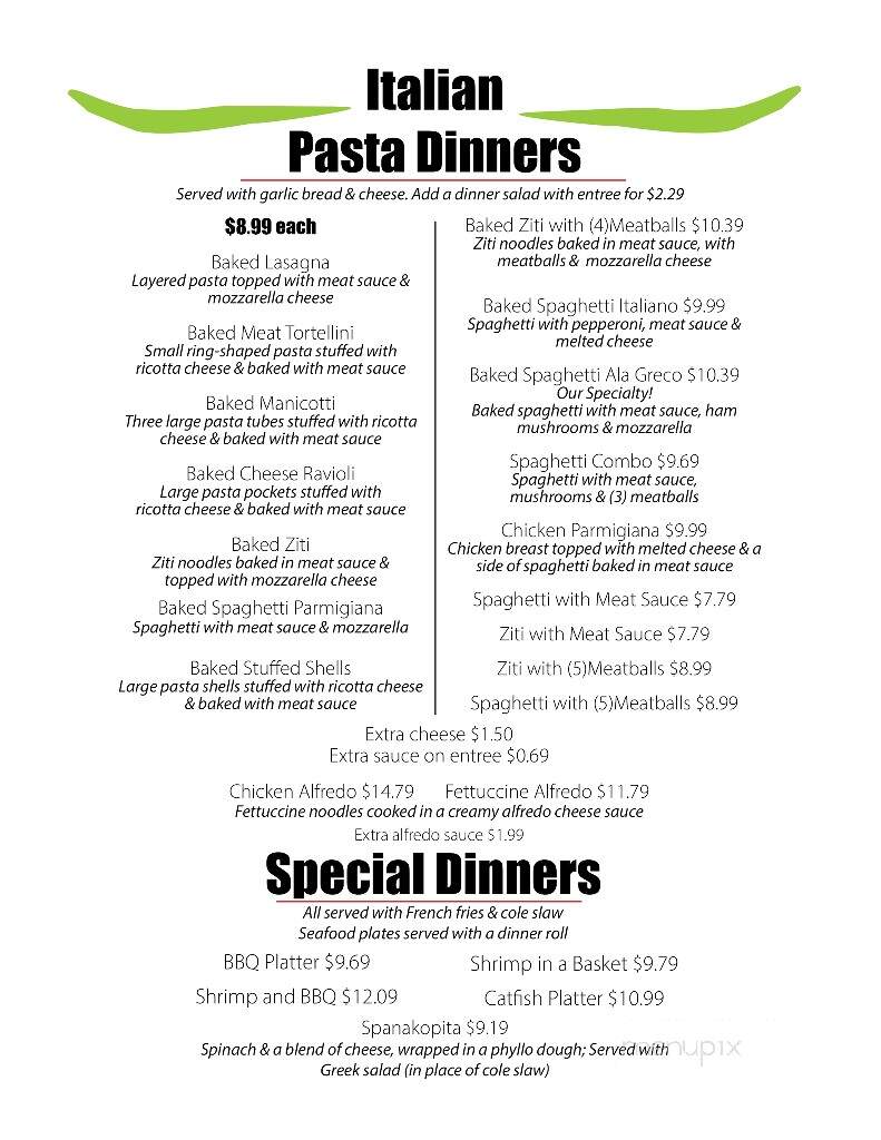 Fairmont Pizza - Fairmont, NC menu_pic