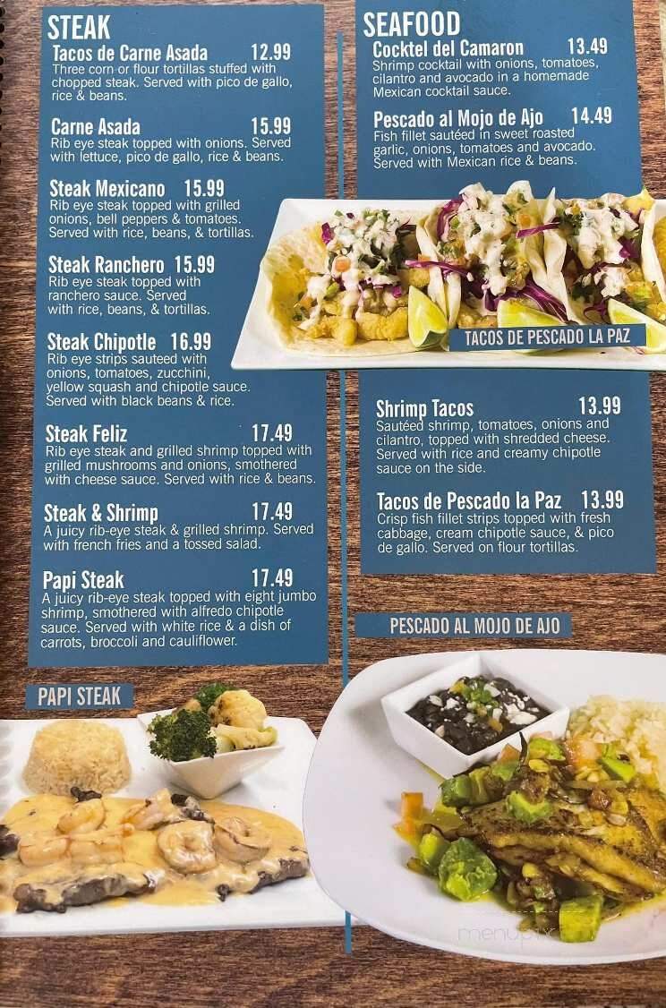 Los Sauces - Nevada, MO menu_pic