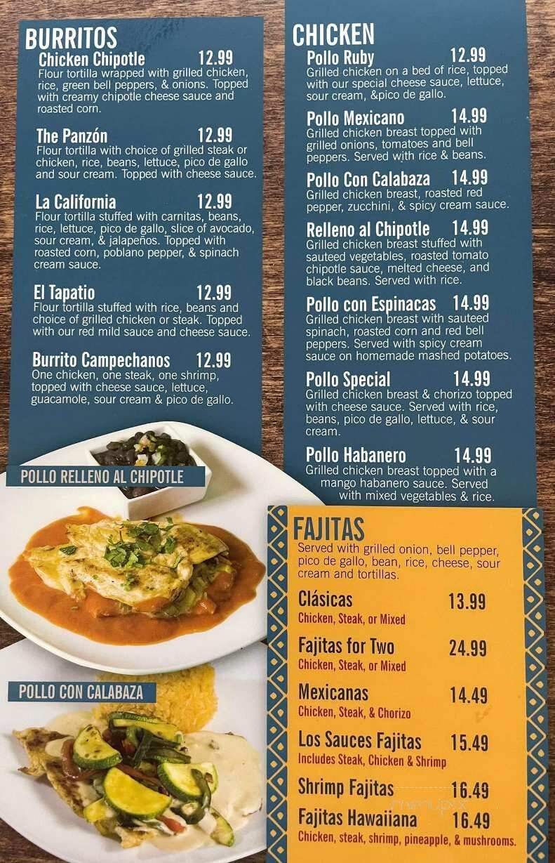 Los Sauces - Nevada, MO menu_pic