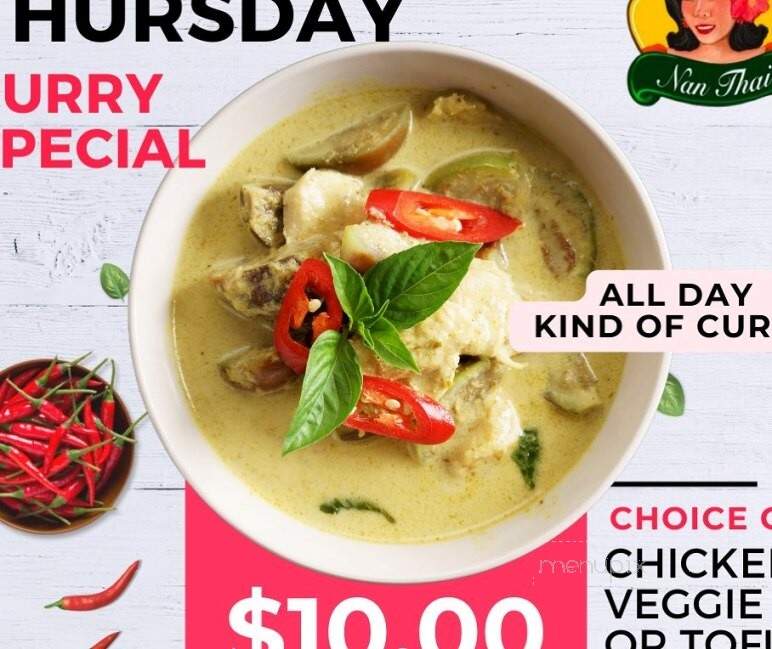 Nan's Thai To-Go - Fredericksburg, TX menu_pic