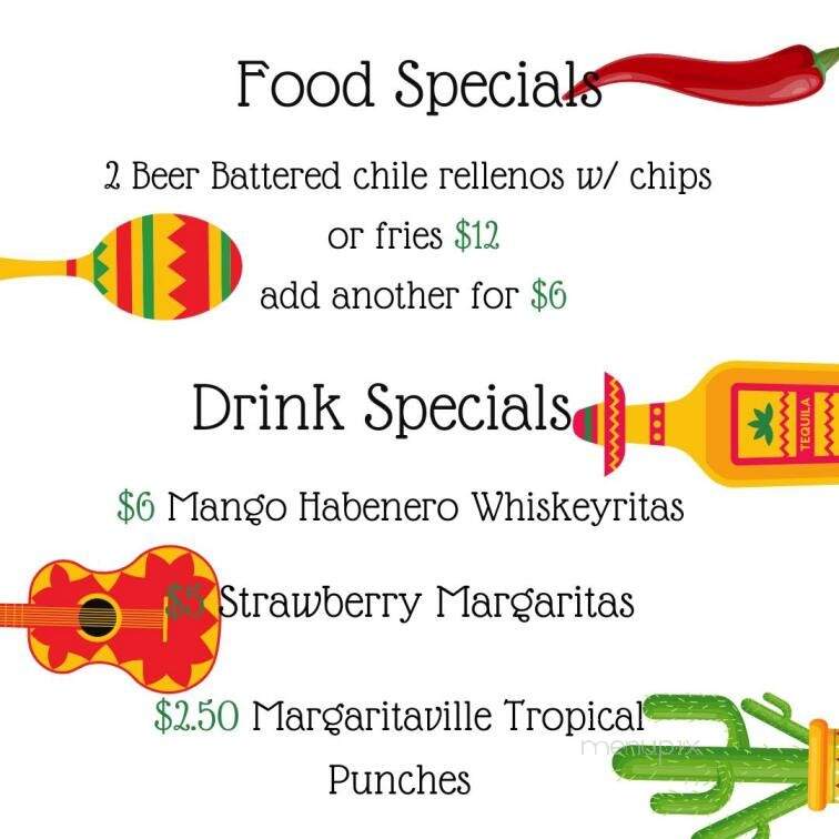 Opie's Bar & Grill - Galesburg, IL menu_pic