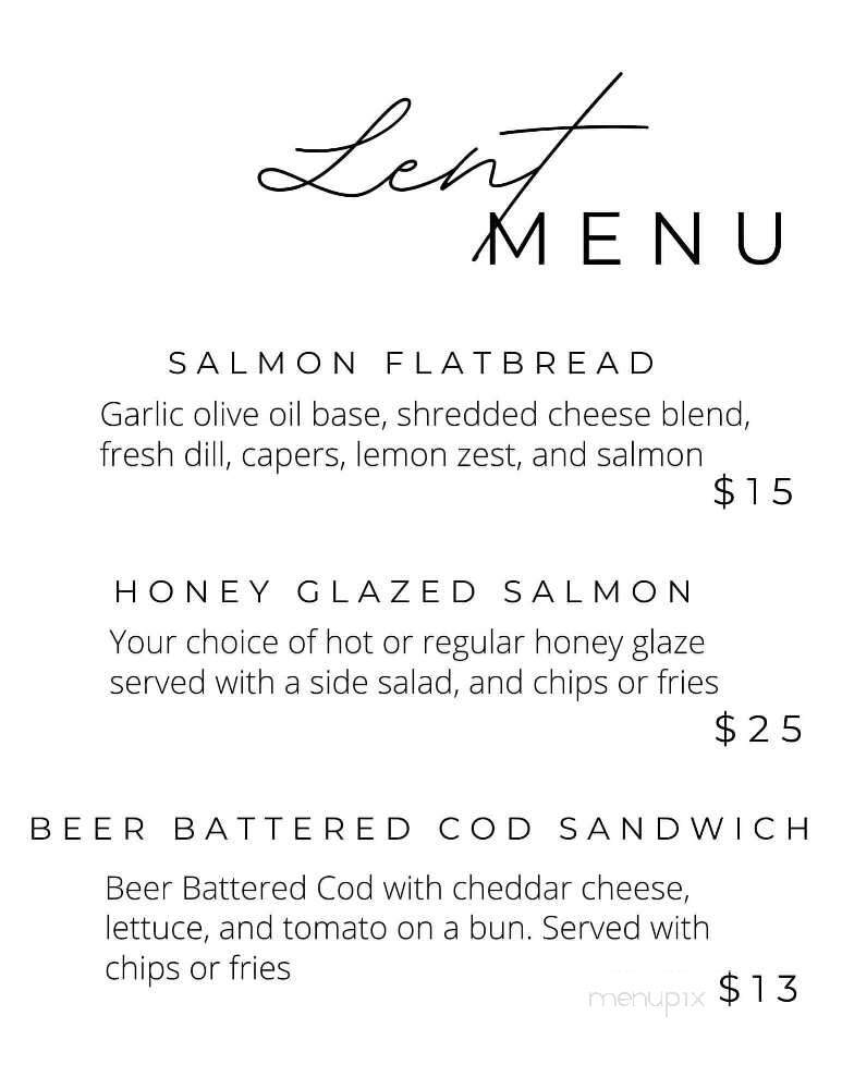 Opie's Bar & Grill - Galesburg, IL menu_pic