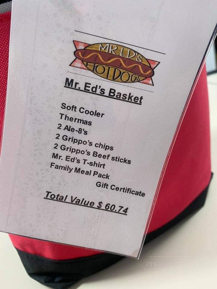 Mr Ed's Hot Dogs - Stanton, KY menu_pic