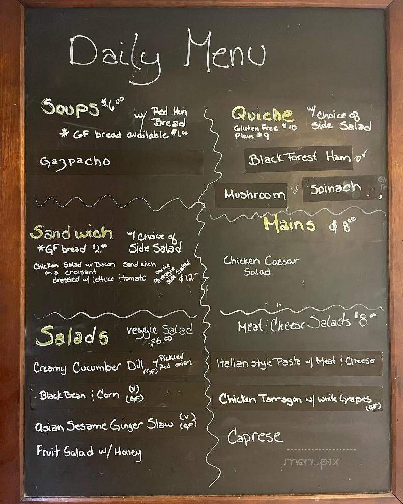 Painted Lady Cafe - Milton, VT menu_pic