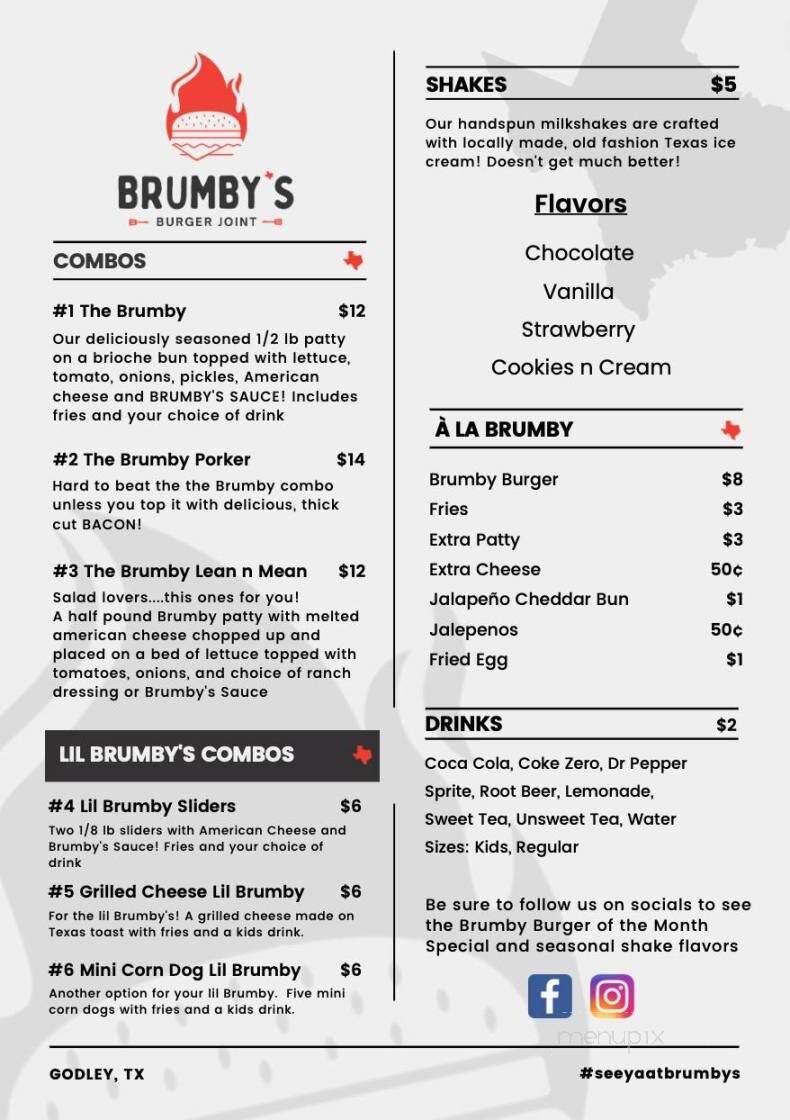 Brumbys Burger Joint - Godley, TX