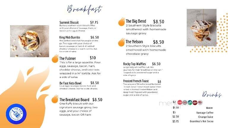 The Fixx Breakfast & Burger Company - Union City, TN menu_pic