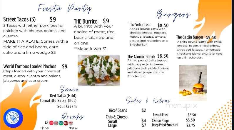 The Fixx Breakfast & Burger Company - Union City, TN menu_pic