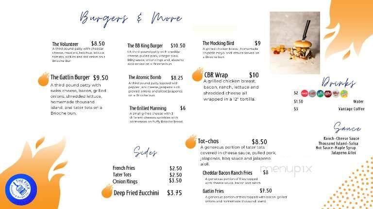 The Fixx Breakfast & Burger Company - Union City, TN menu_pic