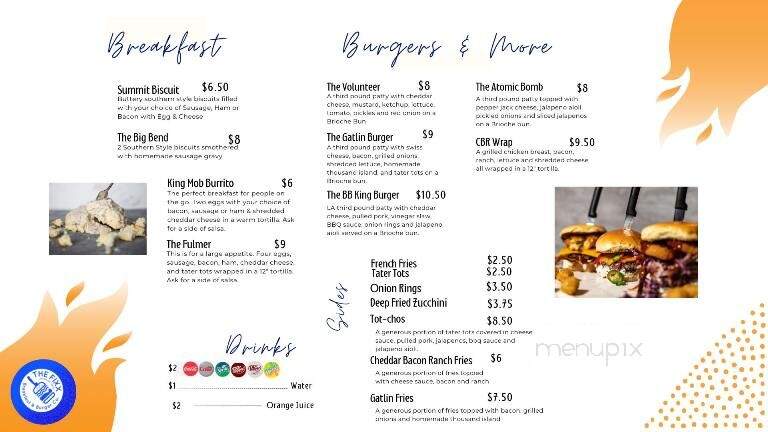 The Fixx Breakfast & Burger Company - Union City, TN menu_pic