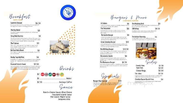 The Fixx Breakfast & Burger Company - Union City, TN menu_pic