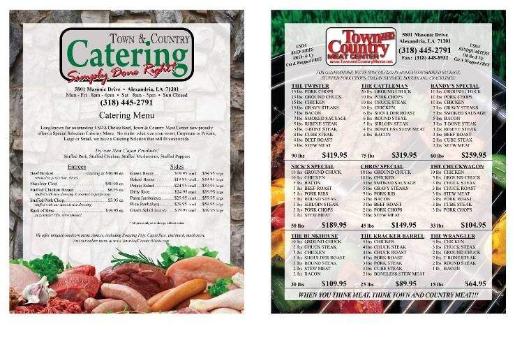 Town & Country Meat Center - Alexandria, LA menu_pic