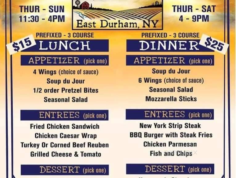Nellie's - East Durham, NY menu_pic