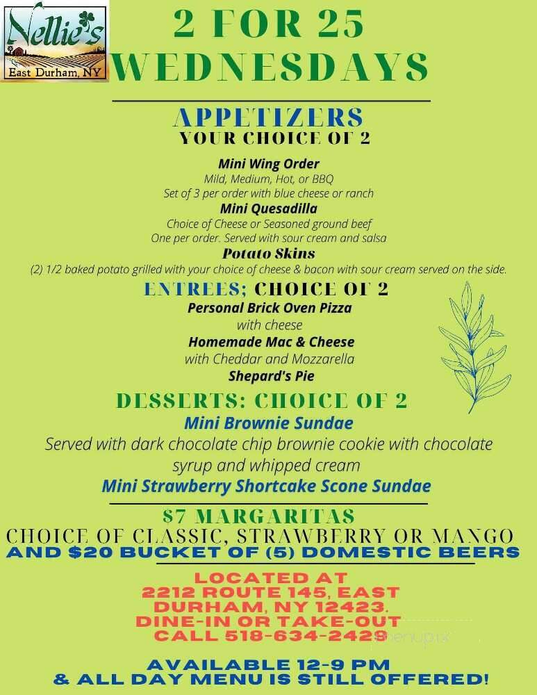 Nellie's - East Durham, NY menu_pic
