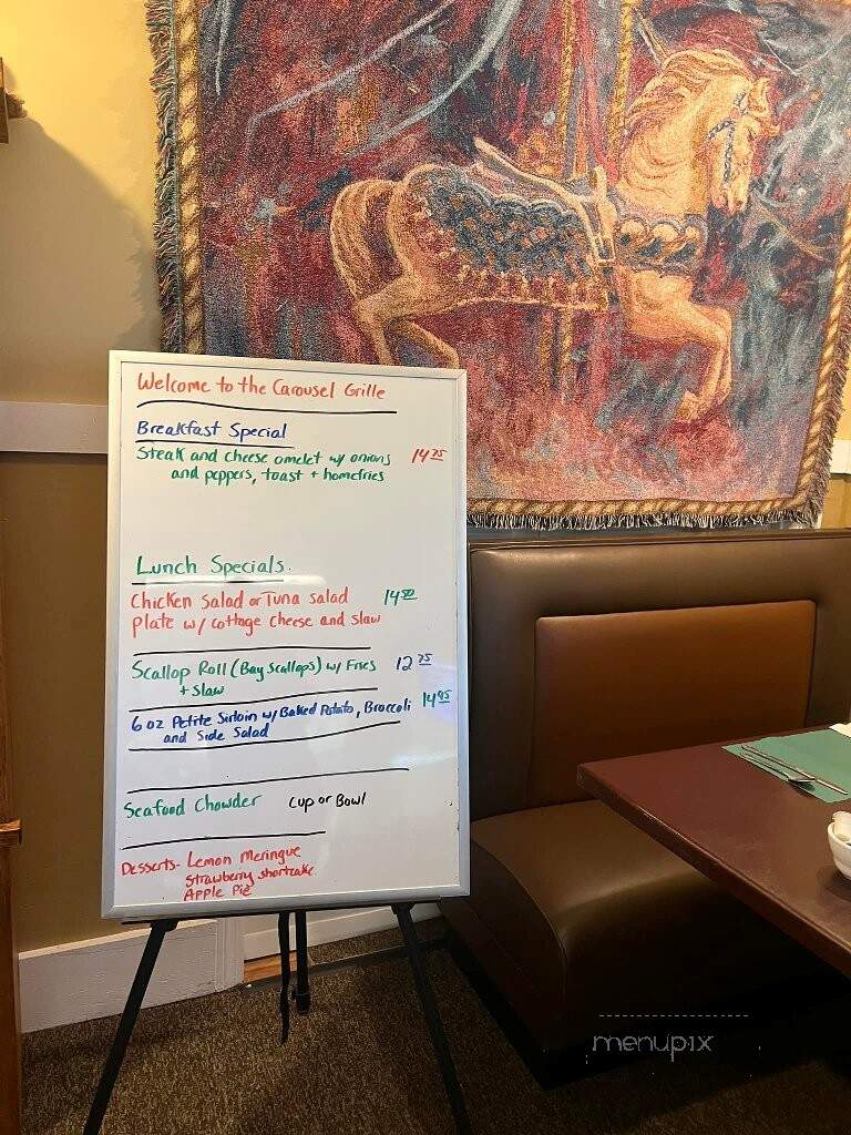 Carousel Grille - Fitzwilliam, NH menu_pic