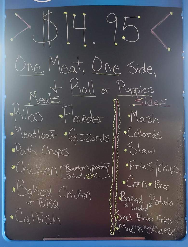Te'Asha's Kitchen and Grill - Havelock, NC menu_pic