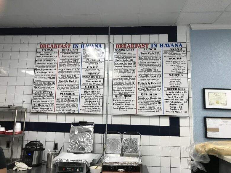 Breakfast In Havana - West Melbourne, FL menu_pic
