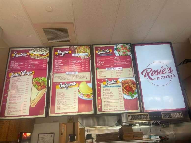 Rosie's Pizzeria - Quincy, MA menu_pic