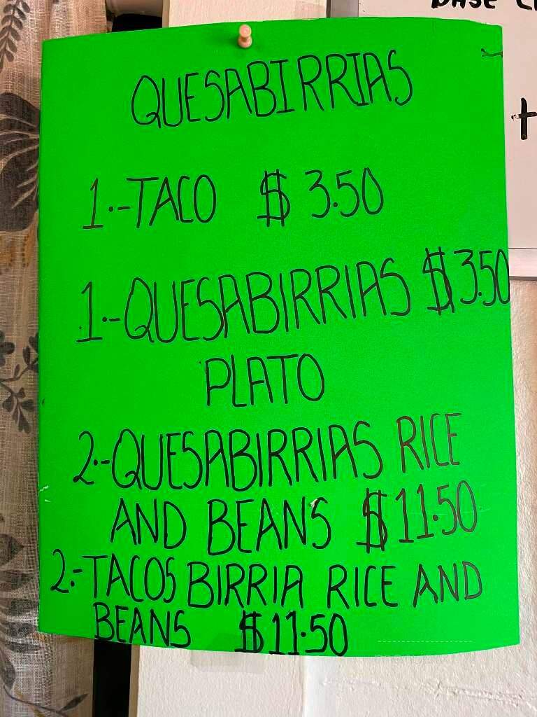 Angeles Panaderia - Lawrence, KS menu_pic