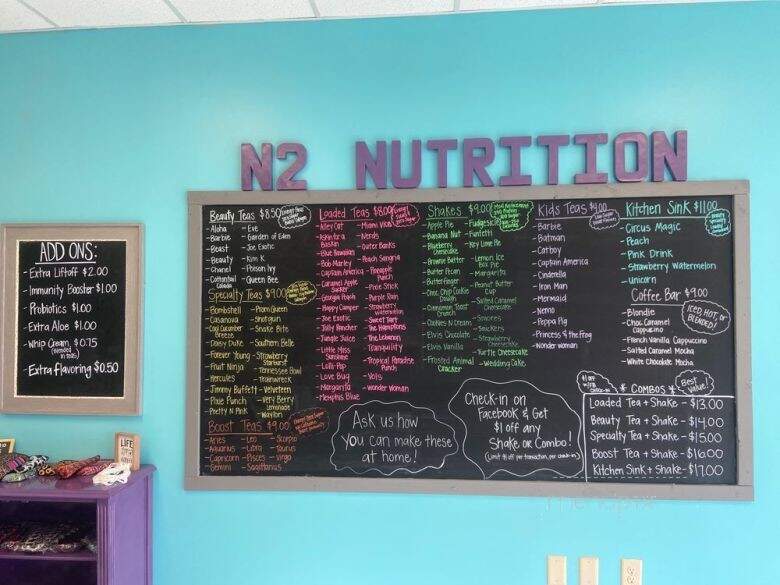 N2 Nutrition - Lebanon, TN menu_pic