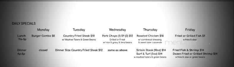 B Squared Baked Goods & More - Lake Butler, FL menu_pic