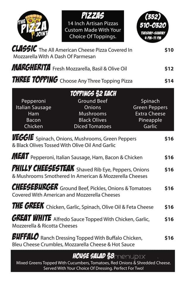 The Anchor on Sunset Harbor - Summerfield, FL menu_pic