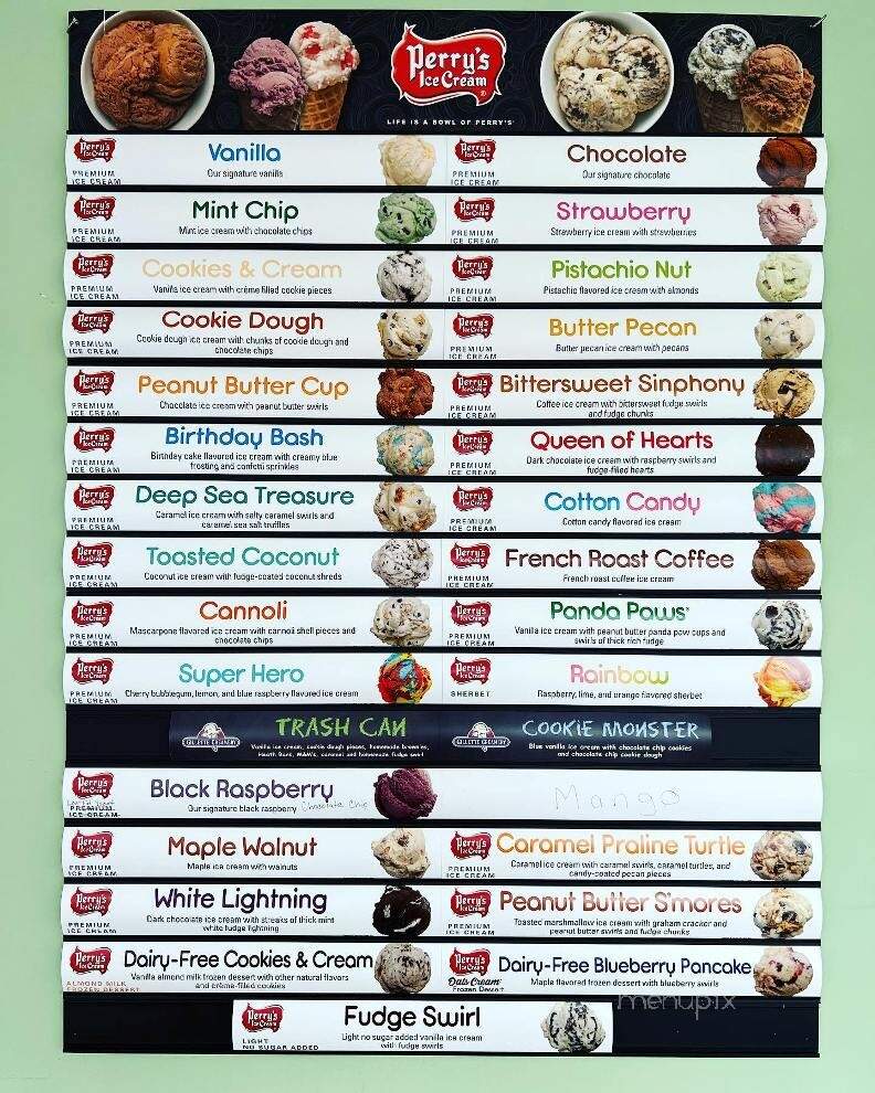 Ally's Ice Cream & Grill Cafe - Poughkeepsie, NY menu_pic