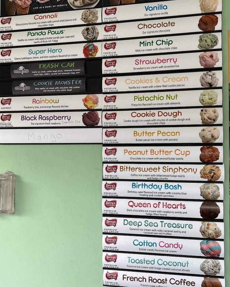 Ally's Ice Cream & Grill Cafe - Poughkeepsie, NY menu_pic
