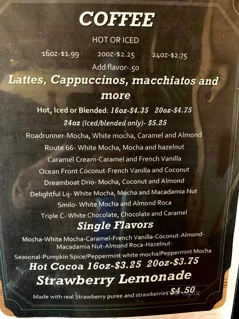 Studio 66 - Holbrook, AZ menu_pic