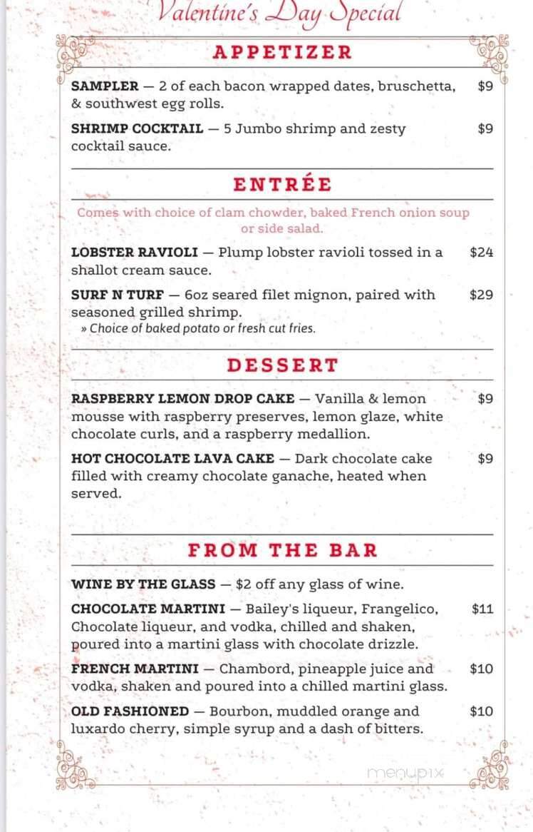 North Avenue Pub & Grill - West Chicago, IL menu_pic